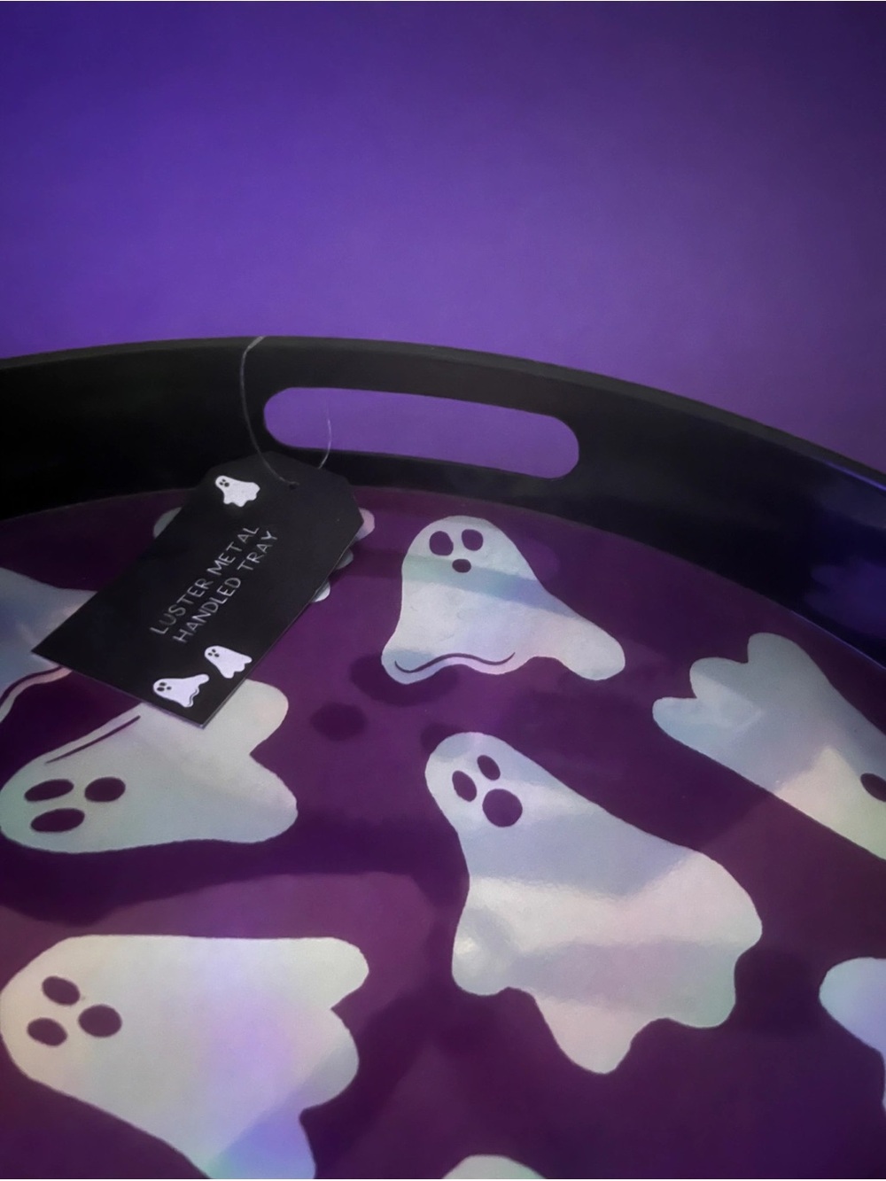 Ghost Placemat and Ghost Tray Set - White - Picture 2 of 7
